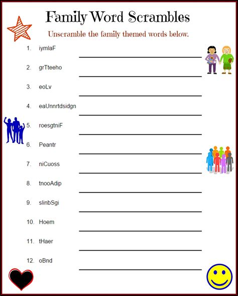 Word games for seniors online. Word Scramble Puzzles to Print for Kids | 101 Activity