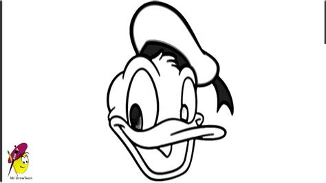 How to draw Donald Duck from Donald Duck Series - YouTube