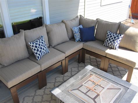 Modern outdoor sofas can be quite expensive. Outdoor Sectional | Do It Yourself Home Projects from Ana ...