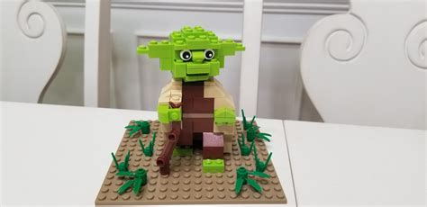 Lego Moc Brickbuilt Yoda By Miro Rebrickable Build With Lego