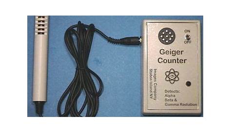 how to operate a geiger counter