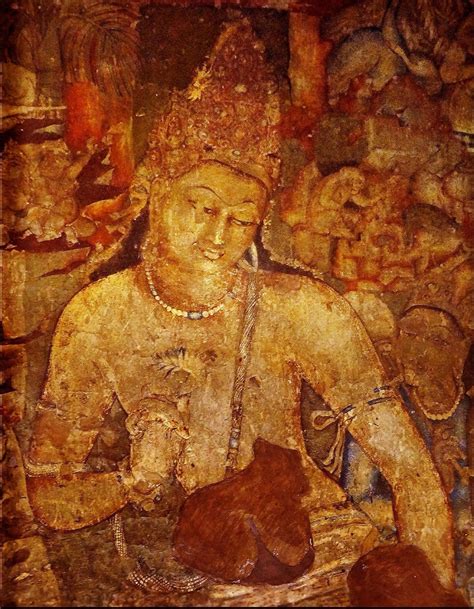 Ajanta Cave Art Padmapani Framed Prints By Anonymous Artist Buy