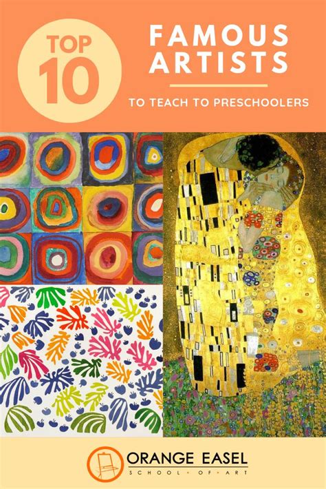 Top 10 Famous Artists To Teach To Preschoolers Teaching Art History