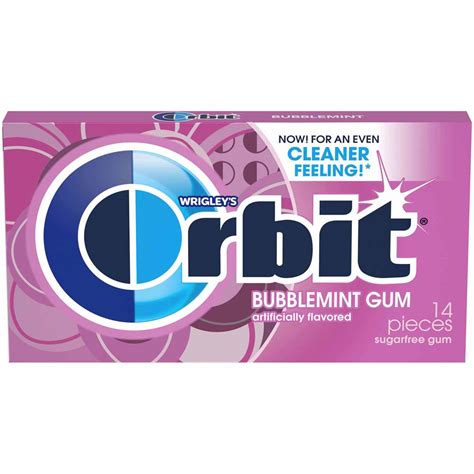Orbit Bubblemint Gum 14 Pc Midwest Distribution