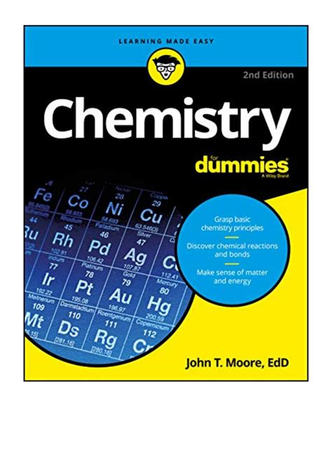 Chemistry For Dummies 2nd Edition For Dummies Math And Science