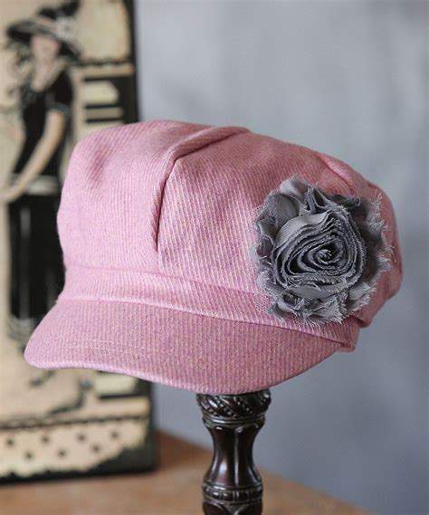 Pink Wool Blend Newsboy Cap By Fancy That Hat Zulily Zulilyfinds