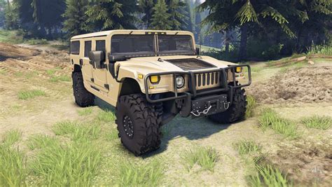 Hummer H1 Tan For Spin Tires