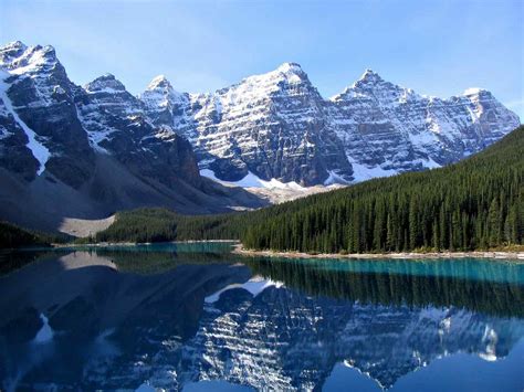 Parque Nacional Banff Canadá Visite Las Espectaculares Montañas