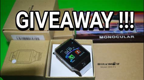 Giveaway Smartwatch Dan Pulsa - YouTube