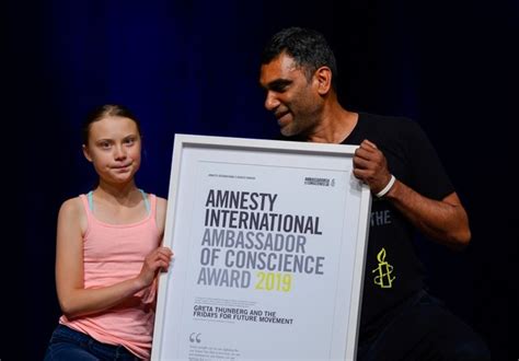 Greta Thunberg Wins Amnestys Highest Human Rights Award
