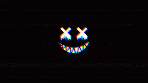 907230 Tooth Demon Scary Face Minimalism Closed Eyes Smile Dark