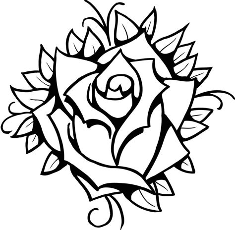 Tattoo stencils are trace of the original artwork you want on your body… these are traced using the stencil paper for tattoos and then with the help of a alcohol rub, it is imprinted on your body. Cool Rose Designs To Draw - ClipArt Best - ClipArt Best