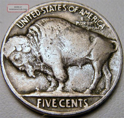 1936 Buffalo Head Nickel Km 134 Extremely Fine Five Cents Usa