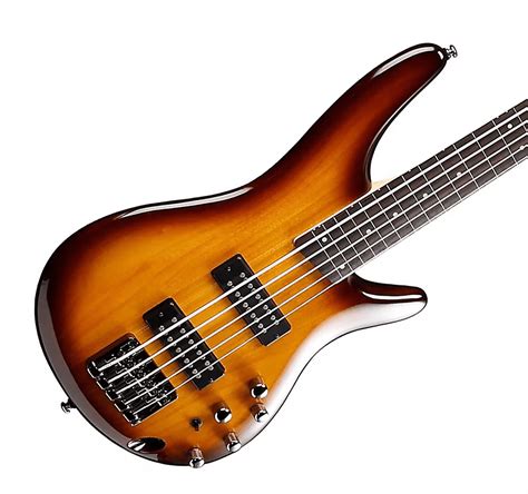 Ibanez Sr375ef Soundgear 5 String Fretless Bass Guitar Brown Burst