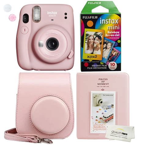 Fujifilm Instax Mini Blush Pink Instant Camera Plus Original Fuji