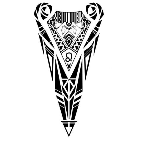 See more ideas about tribal tattoos, tattoos, star tattoos. Leo zodiac sign tribal tattoo design by elenoosh ...