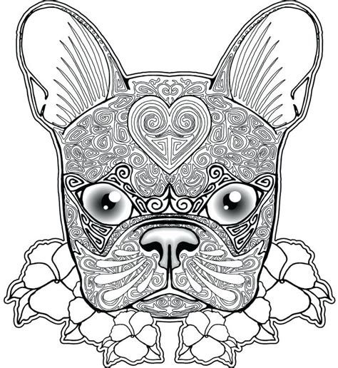 French Bulldog Coloring Pages At Free Printable