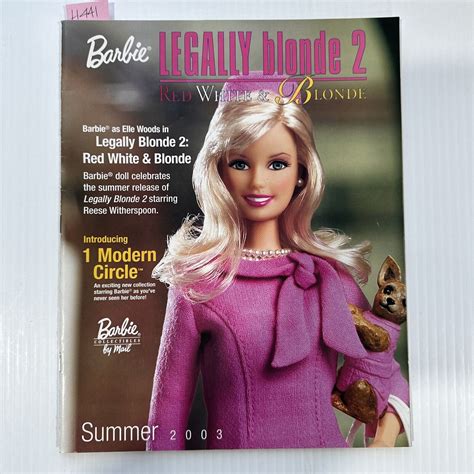 Barbie Collector Catalog Summer Legally Blonde On Cover H Ebay
