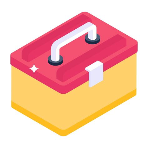 Isometric Design Icon Of Toolbox 6544486 Vector Art At Vecteezy
