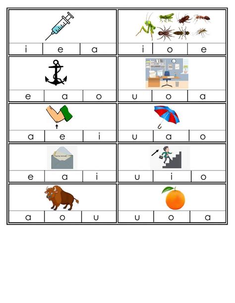 Short Vowel Sounds Worksheets For Grade 1 Your Home Teacher Long