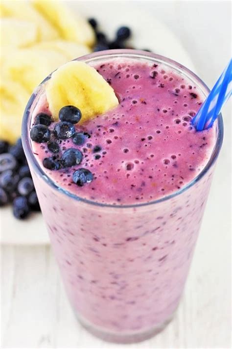 Blueberry Banana Smoothies • Now Cook This