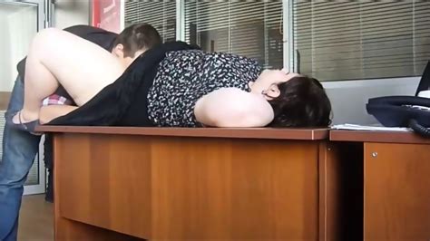 Fat Secretary And New Boss Fuck In The Office After A Working Day Eporner