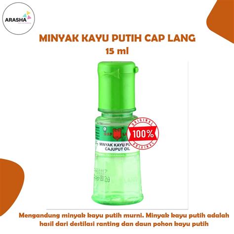 Jual Minyak Kayu Putih Cap Lang 15 Ml Shopee Indonesia