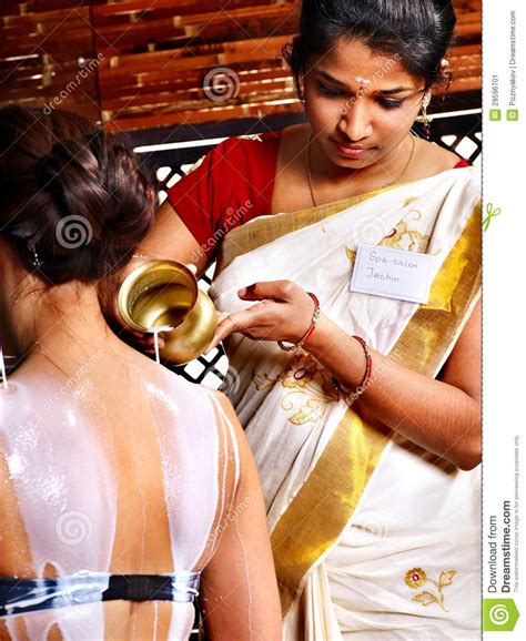 Woman Having Ayurvedic Spa Treatment Stock Image Image Of Health Alternative 29596701