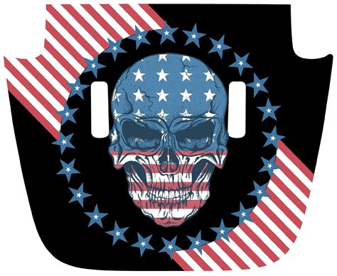 American Flag Punisher Skull Hood Decal Compatible With Jeep Etsy