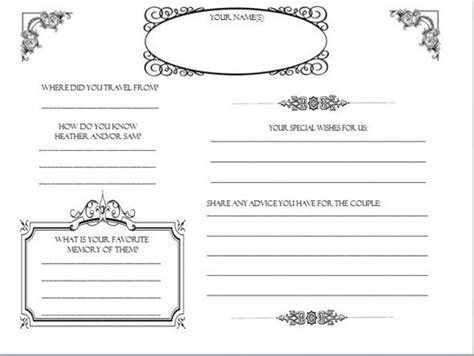 Create something amazing so you can relive it all in years to come! diy wedding guestbook templates | My guestbook pages | DYI ...