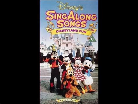 Opening To Disney S Sing Along Songs Disneyland Fun UK VHS YouTube