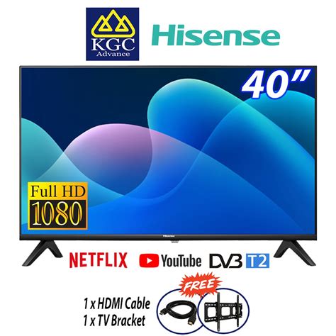 Hisense Smart Full Hd Led Tv 40 40a4000h Free Bracket Hdmi Cable