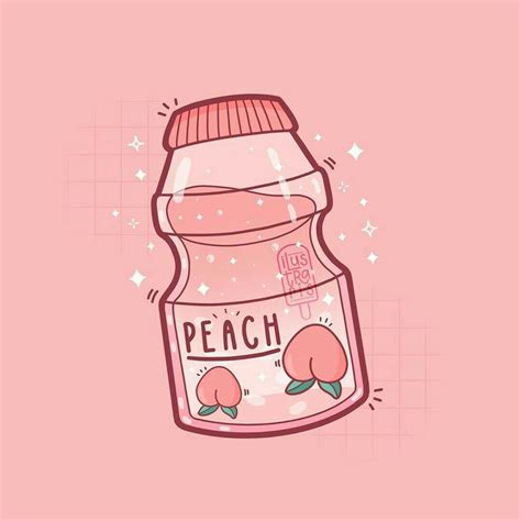 Peach Cute Food Drawings Cute Kawaii Drawings Cute Little Drawings