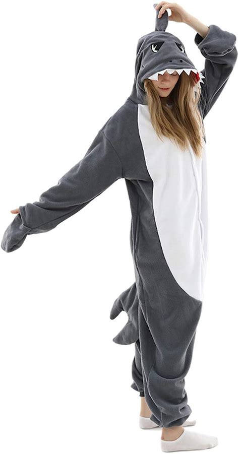 Adult Shark Pajamas Adult Cosplay Costume Shark One Piece