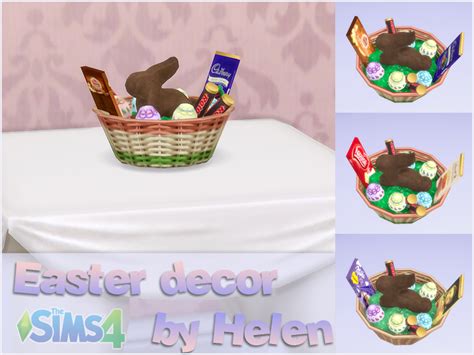 Helen Sims Ts4 Easter Decor Updated 17 July