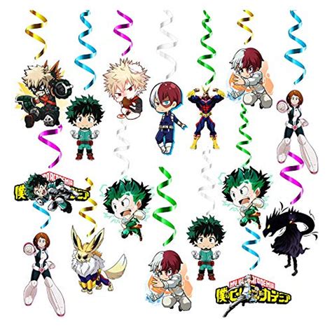 My Hero Academia Birthday Party Supplies 16 Pack Mha Anime Party