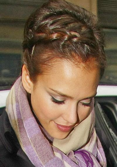 Braided Hairstyles Jessica Alba 15 400×572 Relaxed Hair Braided