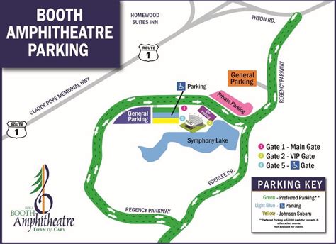Directions And Parking Booth Amphitheatre