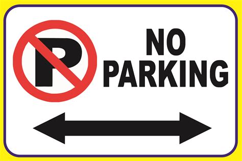 Buy No Parking In Front Of Gate Sticker X Inch Online