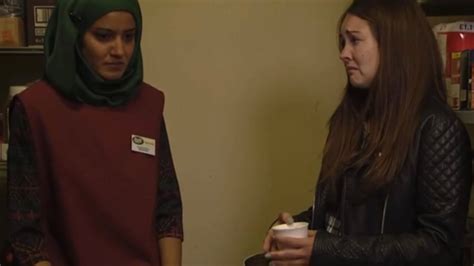 eastenders shabnam masood talks to stacey branning about zaair 5th october 2015 youtube