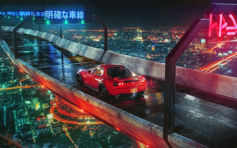 Mazda Rx7 Neon Wallpaper Jualan Mobil