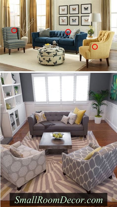 Plants are especially effective in corners and beside or behind chairs and sofas. 7 Couch Placement Ideas for a Small Living Room