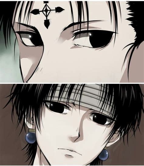 Two Anime Characters With Black Hair And Piercings On Their Ears One