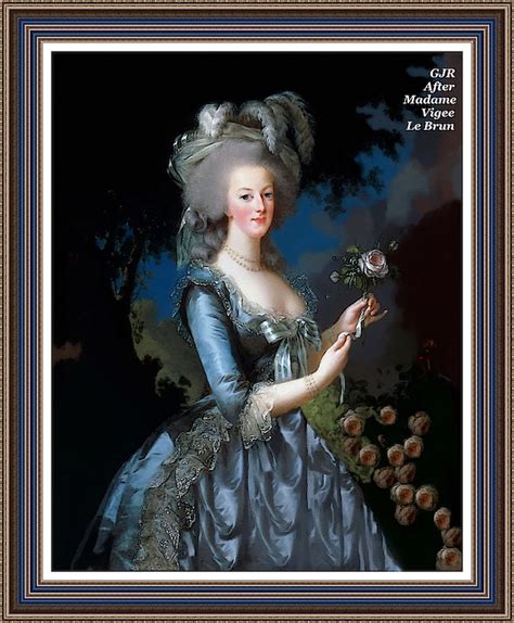 Marie Antoinette Queen Of France Inspired And After The Original