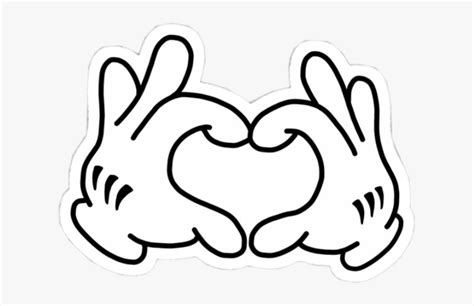 Printable Mickey Mouse Hands