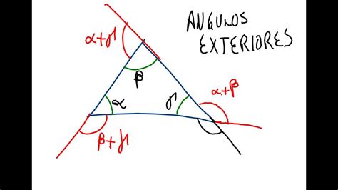 Angulo Externo De Um Triangulo