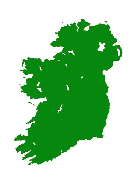 Ireland Map Outline