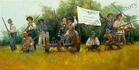 Albert Martin Story Art Battle Of Gonzales Come And Take It