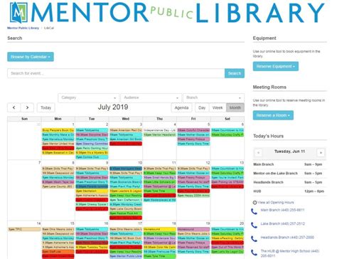 New Event Calendar Coming To Our Website Mentor Public Library