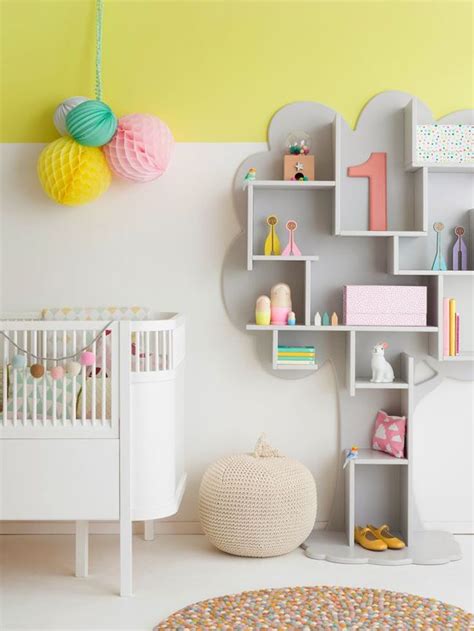 Avant de commencer l' aménagement pour une chambre d'enfant, pensez tout d`abord à la couleur des murs. Etagere originale pour chambre enfant | Deco chambre ...